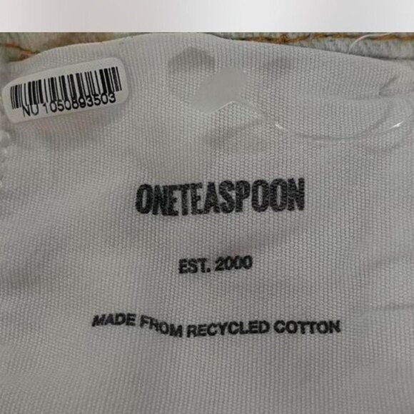 Free People White & Cream One Teaspoon Jeans – Size M – Like New - Picture 3 of 7